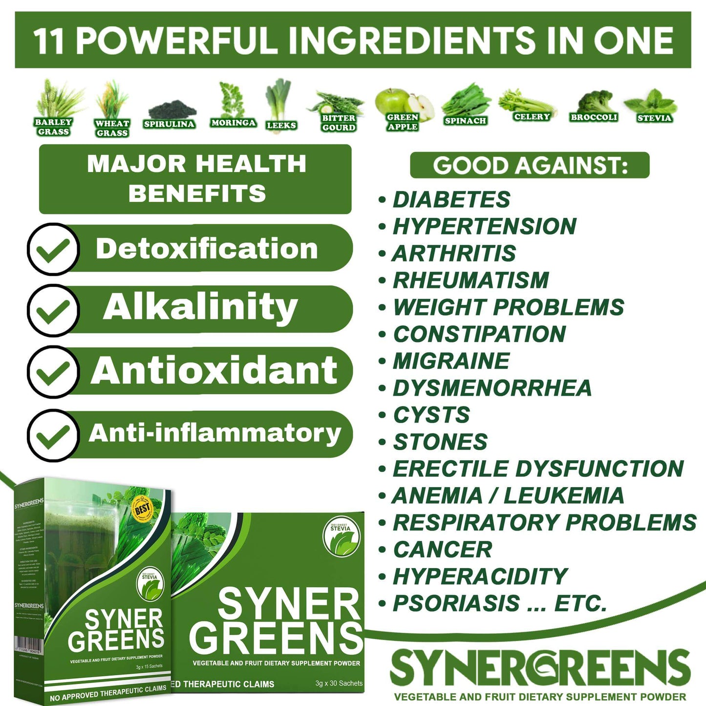 Synergreens Food Supplement