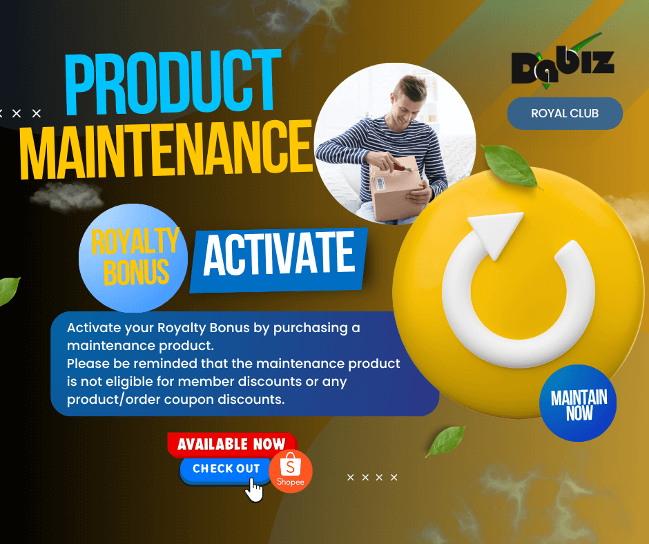 Dabiz Product Maintenance