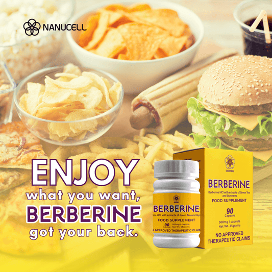Berberine HCI with Green Tea & Gymnema - 90 Capsules