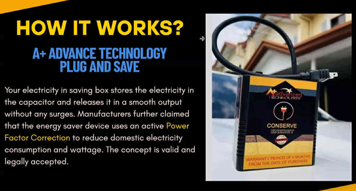 Power Efficiency Enhancer Device - 50UF (260-600 kwh)