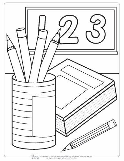 Pre-Schooler Coloring Pages (103 Pages) – Digital Download