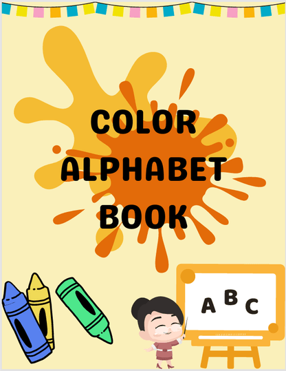 Alphabet Coloring Book Bundle of 3 – Digital Download