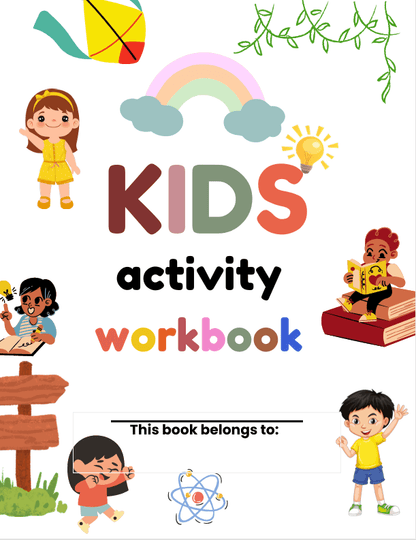 Kids Workbook Pre-K – 120 Pages (Digital Download)