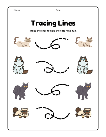 Kids Workbook Pre-K – 120 Pages (Digital Download)