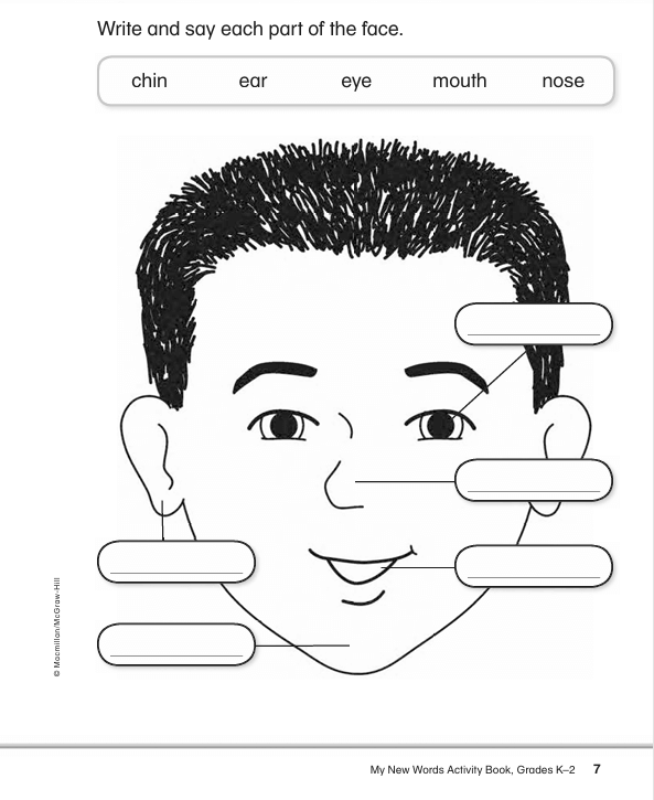 My New Words Activity Book (Grades K–2) – 183 Pages