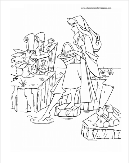 5 Coloring Books Bundle (Digital Download)