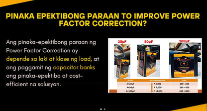Power Efficiency Enhancer Device - 50UF (260-600 kwh)