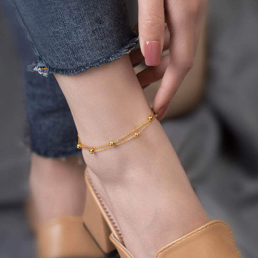 Andrea Anklet - 18K Gold Plated Stainless Steel Anklet