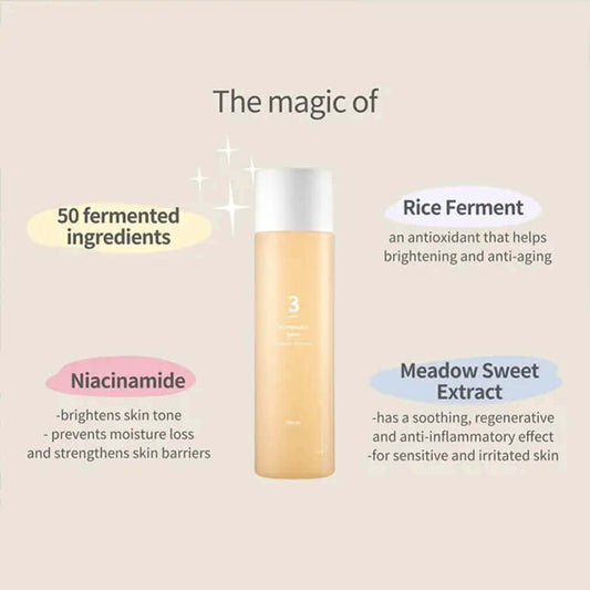 Numbuzin No. 3 Super Glowing Essence Toner 300ml